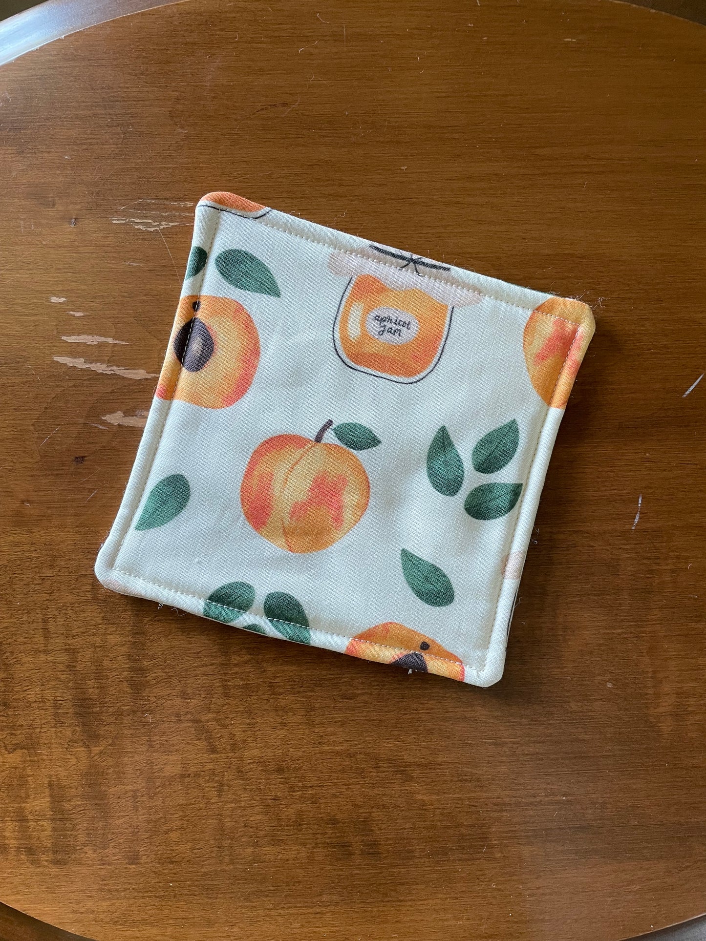 Apricot Adventures Mug Rug