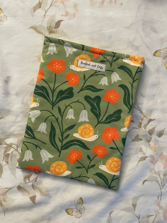 Springtime Snails Booksleeve